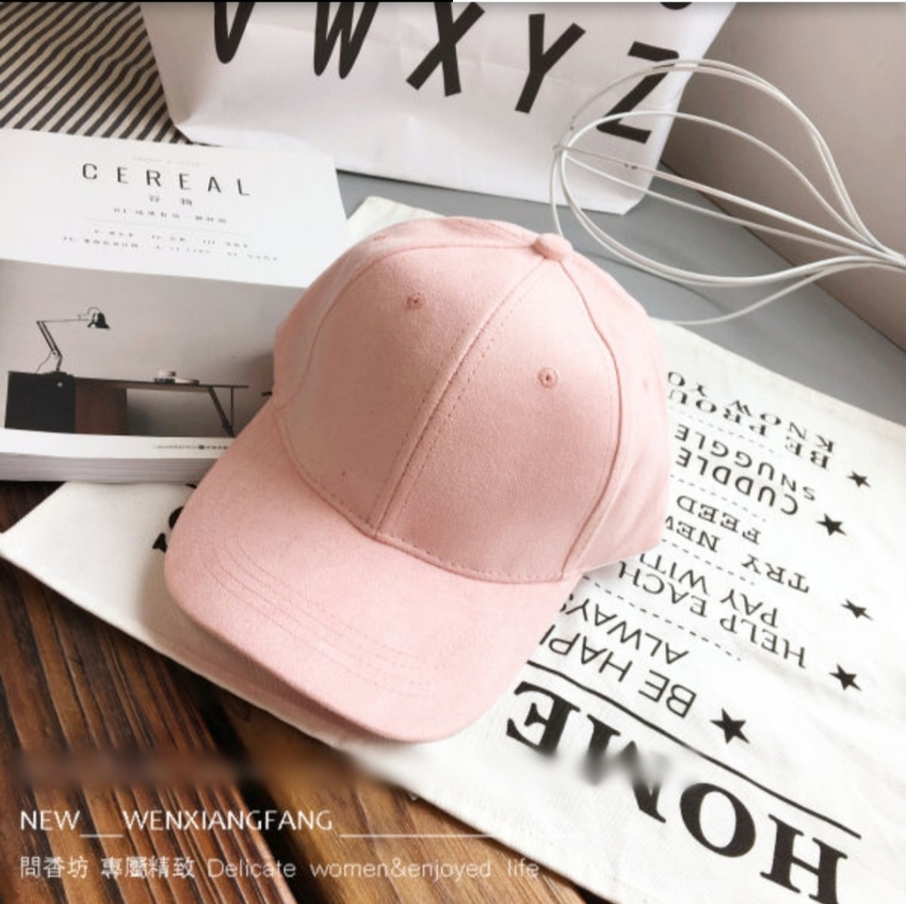 Faux Suede Cap